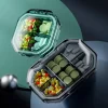 6 Grids Pill Storage Box Travel Medicines Storage Box Drug Separation Mini Portable Organizer Container With Seal Ring 1