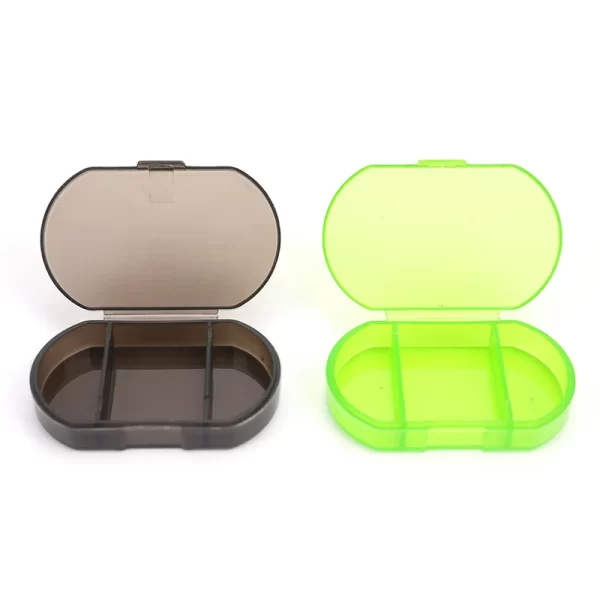 Pill Box Mini Pill Case 2/3 Grids Tablet Pill Organizer Case Dispenser Travel Tablet Holder Container Medicine Drug Storage Box 2