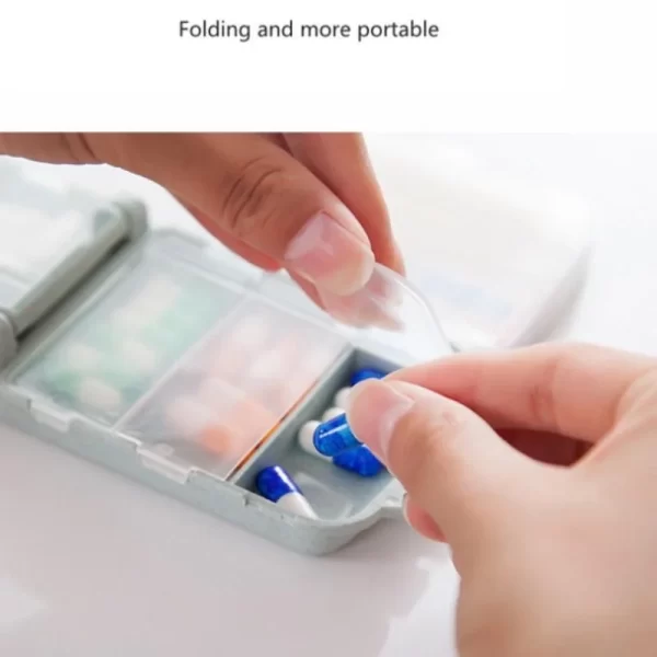 1Pc Portable Mini Pill Box Medical Kits Vitamin Pills Box Storage Box Pill Container Health Travel Supplies 2