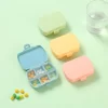 1PCS Pill Case 6 Grids Tablet Pill Box Holder Medicine Storage Organizer Container Case Tablets Splitter Case Pill Dispenser 1